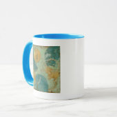 Mug Cercles bleus et jaunes (Devant gauche)