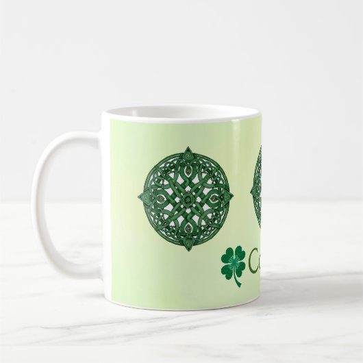 Mug Cercles Celtic Knot Saint Patrick's Day (Gauche)