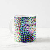 Mug Cercles colorés amusants (Devant gauche)