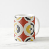 Mug Cercles colorés géométriques sans couture Motif (Devant droit)