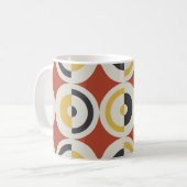 Mug Cercles colorés géométriques sans couture Motif (Devant gauche)