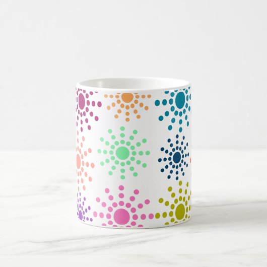 Mug Cercles colorés Motif (Centre)