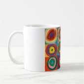 Mug Cercles concentrés Carré de Kandinsky (Gauche)