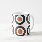 Mug Cercles concentrés colorés (Devant droit)