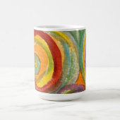 Mug Cercles concentriques abstraits en aquarelle (Centre)