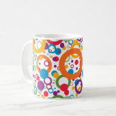 Mug Cercles de couleurs (Devant gauche)