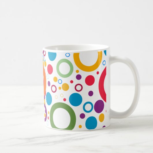Mug Cercles de couleurs (Droite)