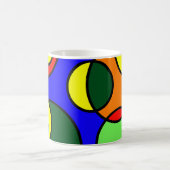 Mug Cercles de couleurs arc-en-ciel (Centre)