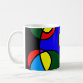 Mug Cercles de couleurs arc-en-ciel (Gauche)