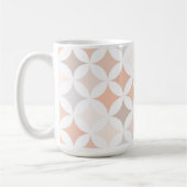 Mug Cercles de diamant géométriques Tan (Gauche)