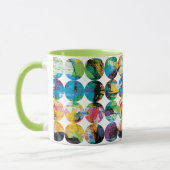 Mug Cercles de grunge. Enveloppe (Gauche)