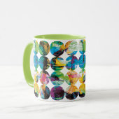 Mug Cercles de grunge. Enveloppe (Devant gauche)