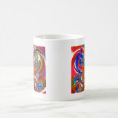 Mug Cercles de nettoyage d'aura - mandala 7 de (Centre)