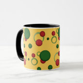Mug Cercles de points Motifs géométriques sur n'import (Devant gauche)