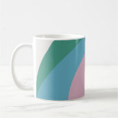 Mug Cercles de style rétro multicolore (Gauche)