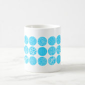Mug Cercles décoratifs - bleu ciel et blanc (Centre)