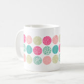 Mug Cercles décoratifs - Couleurs 01 (Devant gauche)