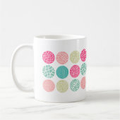 Mug Cercles décoratifs - Couleurs 01 (Gauche)