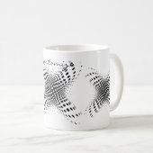 Mug Cercles demi-tons Abstraits X Thunder_Cove (Devant droit)