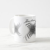 Mug Cercles demi-tons Abstraits X Thunder_Cove (Devant gauche)