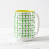 Mug - Cercles d'enclenchement vert (Devant droit)