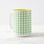 Mug - Cercles d'enclenchement vert (Devant gauche)