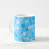 Mug Cercles d'hiver : Pois Abstraits. (Devant gauche)