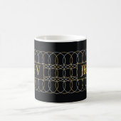 Mug Cercles entrelacés JRFV aspect or et chrome (Centre)