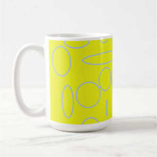 Mug Cercles et boucles jaunes
