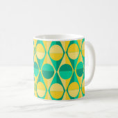 Mug Cercles et triangles Art Déco (Devant droit)