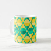 Mug Cercles et triangles Art Déco (Devant gauche)