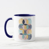 Mug Cercles géométriques aquarelle (Gauche)