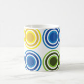 Mug Cercles Géométriques Concentriques Colorés (Centre)