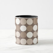 Mug Cercles géométriques de terre neutre chaude (Centre)