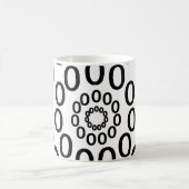 Mug Cercles Géométriques Noir et Blanc (Centre)