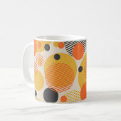 Mug Cercles géométriques rétro : 60s Vintage (Devant gauche)