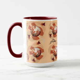 Mug Cercles Harmonieux de Fleurs d'Oranger