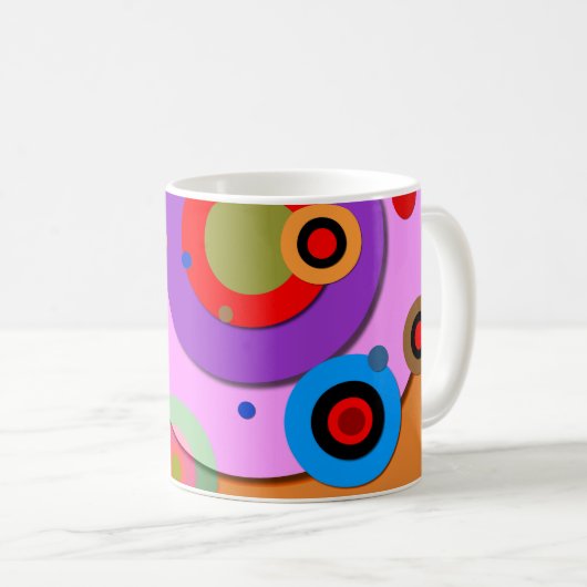 Mug Cercles internes #1 (Devant droit)