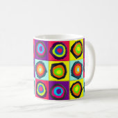 Mug cercles motif élastique cravate cheveux (Devant droit)
