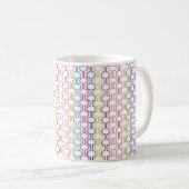 Mug Cercles ouverts colorés (Devant droit)