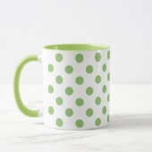 Mug Cercles Pois Pistachio Green (Gauche)