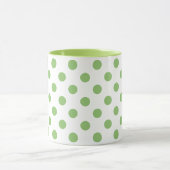 Mug Cercles Pois Pistachio Green (Centre)