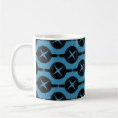 Mug Cercles rares Mug, Bleu Profond (Gauche)