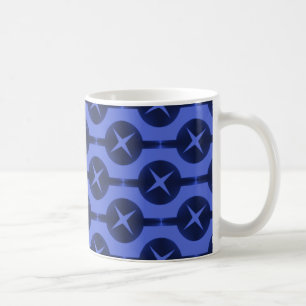 Mug Cercles rares Mug, Bleu Vibrant