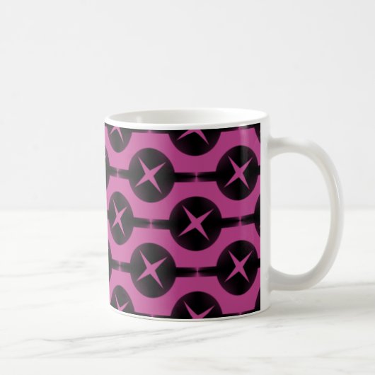 Mug Cercles rares Mug, Fuchsia (Droite)