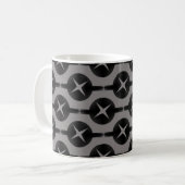 Mug Cercles rares Mug, Gris (Devant gauche)