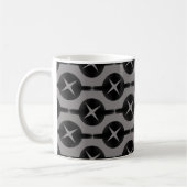 Mug Cercles rares Mug, Gris (Gauche)