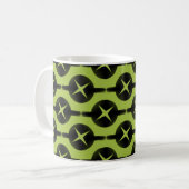 Mug Cercles rares Mug, Vert citron (Devant gauche)