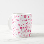 Mug Cercles roses - Amusants et design moderne (Devant gauche)