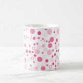 Mug Cercles roses - Amusants et design moderne (Centre)